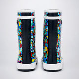 LSB Ms. Brush Brooks, flexible Rubber Rain Gumboots for Toddlers & Kids