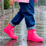 LSB Ms.Bubblegum Tyson, flexible Ankle length Rubber Rain Gumboots for toddlers & Kids