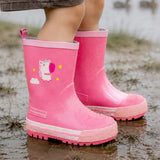 LSB Ms. Daisy Sparkle, flexible Rubber Rain Gumboots for Toddlers & Kids