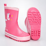 LSB Ms. Daisy Sparkle, flexible Rubber Rain Gumboots for Toddlers & Kids