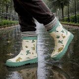 LSB Mr. Dash T-Rex, flexible Rubber Rain Gumboots for Toddlers & Kids