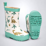 LSB Mr. Dash T-Rex, flexible Rubber Rain Gumboots for Toddlers & Kids