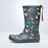 LSB Mr.Dino Rex, flexible Rubber Rain Gumboots for Toddlers & Kids