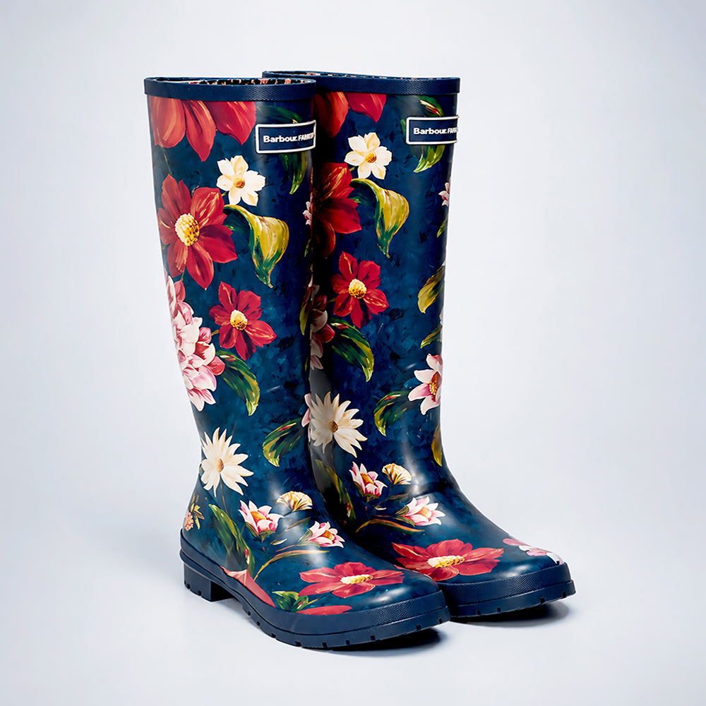 LSB Ms. Iris Jolie, Flexible Rubber Rain Gumboots for Adults