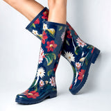 LSB Ms. Iris Jolie, Flexible Rubber Rain Gumboots for Adults