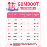LSB Ms. Iris Jolie, Flexible Rubber Rain Gumboots for Adults