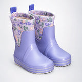 LSB Ms. Lavendar Taylor, flexible Rubber Rain Gumboots for Toddlers & Kids