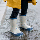 LSB Mr.Letter Bold, flexible Rubber Rain Gumboots for Toddlers & Kids