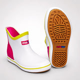 LSB Ms. Mia Tyson, Colorblock ankle length flexible Rubber Rain Gumboots for toddlers & Kids