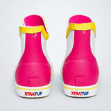 LSB Ms. Mia Tyson, Colorblock ankle length flexible Rubber Rain Gumboots for toddlers & Kids