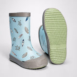 LSB Mr.Neptune Shell, flexible Rubber Rain Gumboots for Toddlers & Kids