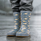 LSB Mr.Rex Rockwood, flexible Rubber Rain Gumboots for Toddlers & Kids