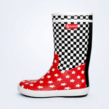 LSB Ms. Starry Presley, Flexible Rubber Rain Gumboots for Kids