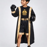 LSB Black & Gold Boxer, Kids Halloween Costume Fancy Dress Up