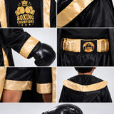 LSB Black & Gold Boxer, Kids Halloween Costume Fancy Dress Up
