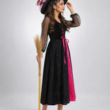 LSB Black & Pink Witch Adult Halloween Costume Fancy Dress Up