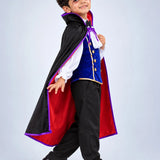 LSB Black & Blue Coat Vampire, Kids Halloween Costume Fancy Dress Up