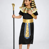 LSB Black & Gold Egyptian Pharaoh Boy, Kids Halloween Costume Fancy Dress Up