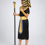 LSB Black & Gold Egyptian Pharaoh Boy, Kids Halloween Costume Fancy Dress Up