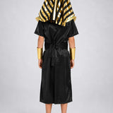 LSB Black & Gold Egyptian Pharaoh Boy, Kids Halloween Costume Fancy Dress Up