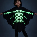 LSB Luminous Ghost Bat cape style Cloak, Kids Halloween Costume Fancy Dress Up