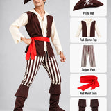 LSB High Seas Pirate Adult Halloween Costume Fancy Dress Up
