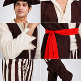 LSB High Seas Pirate Adult Halloween Costume Fancy Dress Up