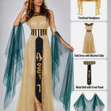 LSB Egyptian Pharaoh Queen Adult Halloween Costume Fancy Dress Up