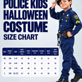 LSB Police Kids Halloween Costume Fancy Dress Up
