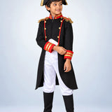 LSB Black & Red Pirate Captain, Kids Halloween Costume Fancy Dress Up