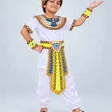 LSB White Egyptian Pharaoh Prince, Kids Halloween Costume Fancy Dress Up