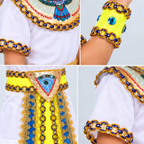 LSB White Egyptian Pharaoh Prince, Kids Halloween Costume Fancy Dress Up