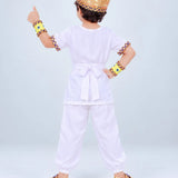 LSB White Egyptian Pharaoh Prince, Kids Halloween Costume Fancy Dress Up