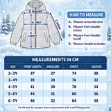LSB Ivory & Brown Plane Quilted Bomber Winter Jacket for Kids