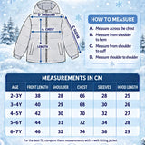 LSB Red Bear-Ear Faux-Fur Hooded Quilted Winter Jacket for Kids