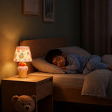 LSB Pink ceramic Ice Cream Table side Bed Table Lamp, Kids Room Decor