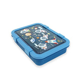 Little Surprise Box,5Sections Blue Space Lunch Box For Kids