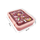 Little Surprise Box,5Sections Peach Fairy Lunch Box For Kids