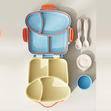 Little Surprise Box,Blue Bread slice Fun themed Kids Lunch Box/ Tiffin