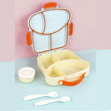 Little Surprise Box,Blue Bread slice Fun themed Kids Lunch Box/ Tiffin