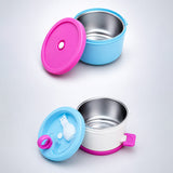 LSB Blue Hot Summer Double Decker Stainless Steel Lunch Box