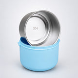 LSB Blue Hot Summer Double Decker Stainless Steel Lunch Box