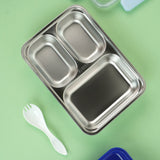 Little Surprise Box,Blue Whale Big Size Stainless Steel Kids Lunch Box