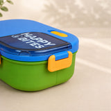 LSB Blue Color-block, Happy Bites Bento Lunch Box