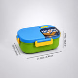 LSB Blue Color-block, Happy Bites Bento Lunch Box
