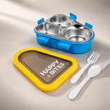 LSB Blue & Yellow Triangle Happy Bites Lunch Box