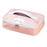 Little Surprise Box,Big Size Clouds Bunny Stainless Steel Lunch Box with Lunch Bag & free Dip Box