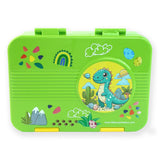 Little Surprise Box,Green Dinosaur Volacano Bento Lunch Box for Kids