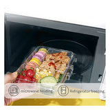 Little Surprise Box,Green Dinosaur Volacano Bento Lunch Box for Kids