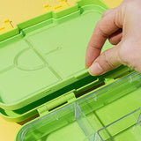 Little Surprise Box,Green Dinosaur Volacano Bento Lunch Box for Kids